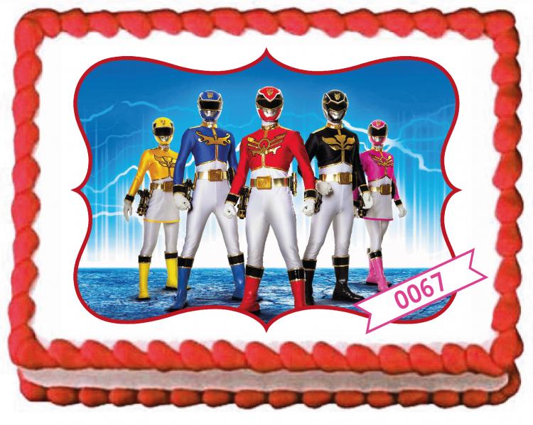 דף סוכר פאוור ריינג׳רס- עיצוב 0067