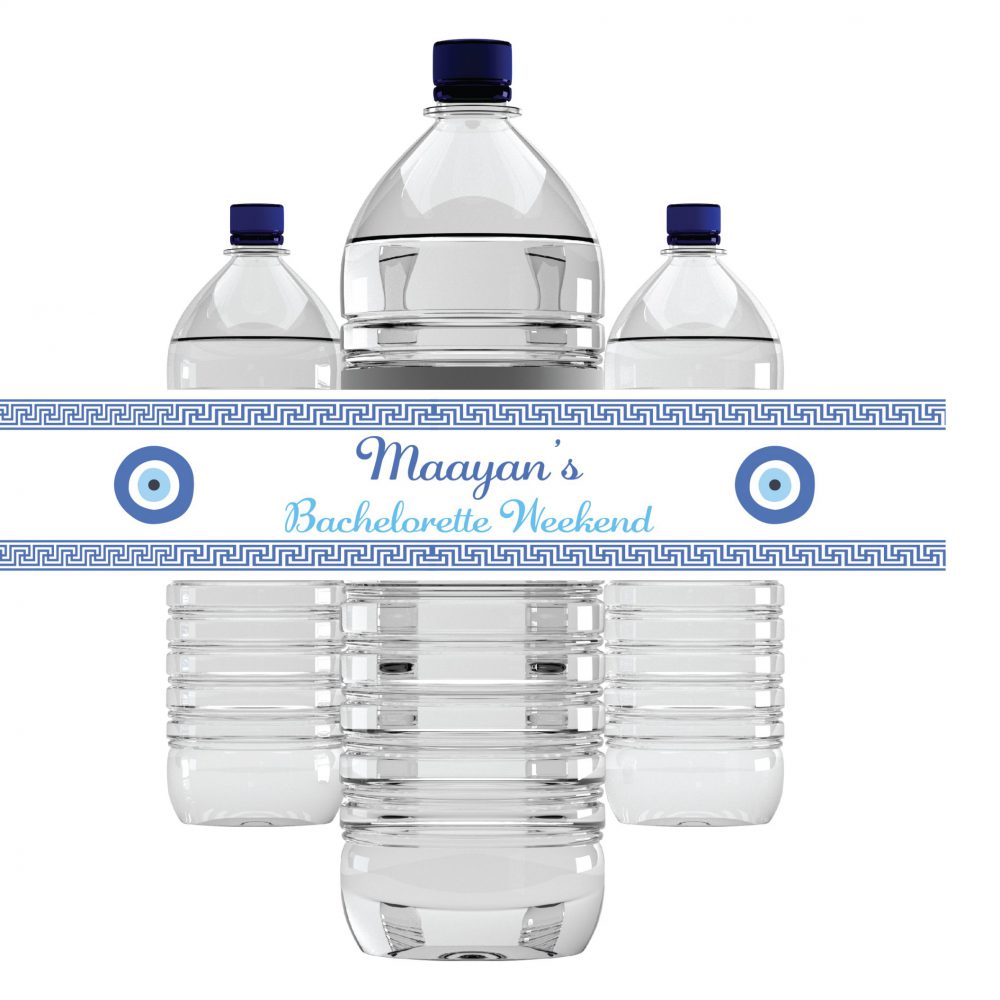 6 מדבקות לבקבוק – עין הרע