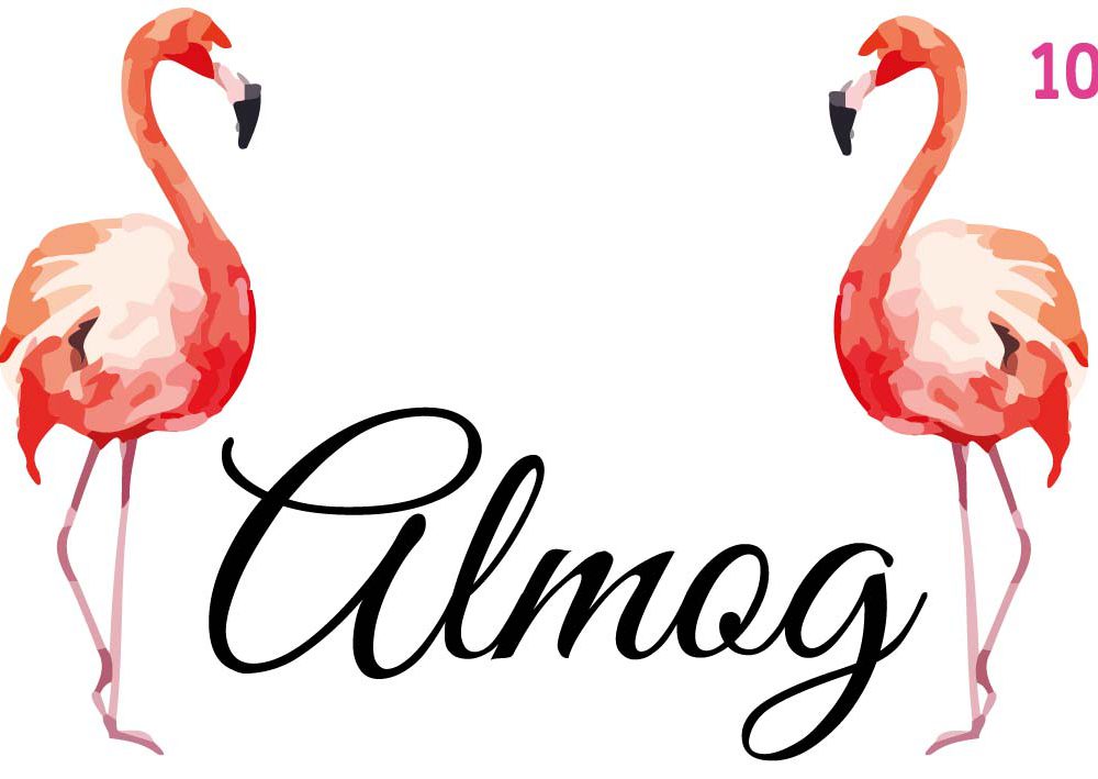 מגבת מודפסת דגם 10 – פלמינגו וינטאג’