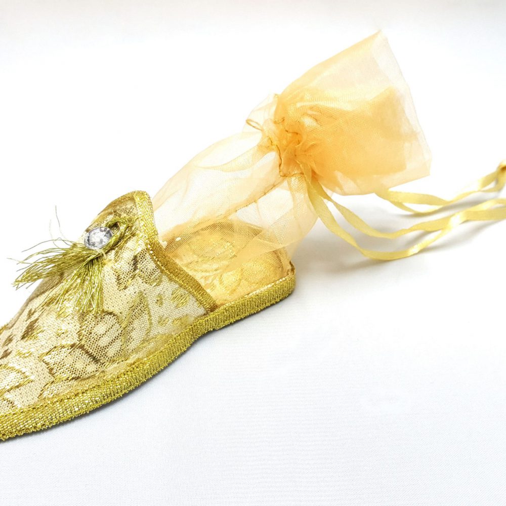 נעליים לחינה למילוי מתוק-זהב