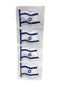 מדבקות דגל ישראל עם אורות ליום עצמאות