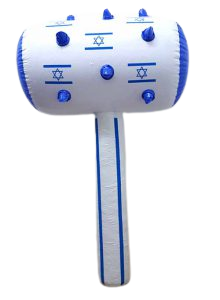 פטיש בומבה ענק עם קוצים 100 ס”מ ליום עצמאות