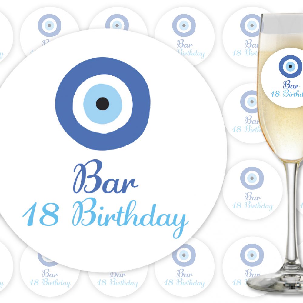 24 מדבקות למסיבת רווקות – עין הרע 028