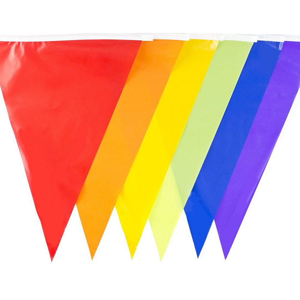 שרשרת דגלים לקישוט 2.70 מ’ | צבעוני