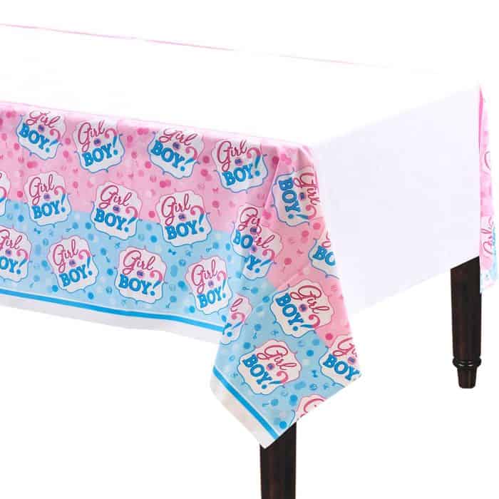 מפת שולחן מסיבת גילוי מין העובר