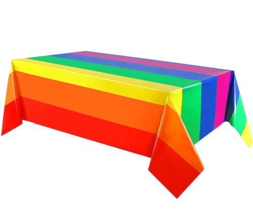 מפת שולחן צבעי הקשת