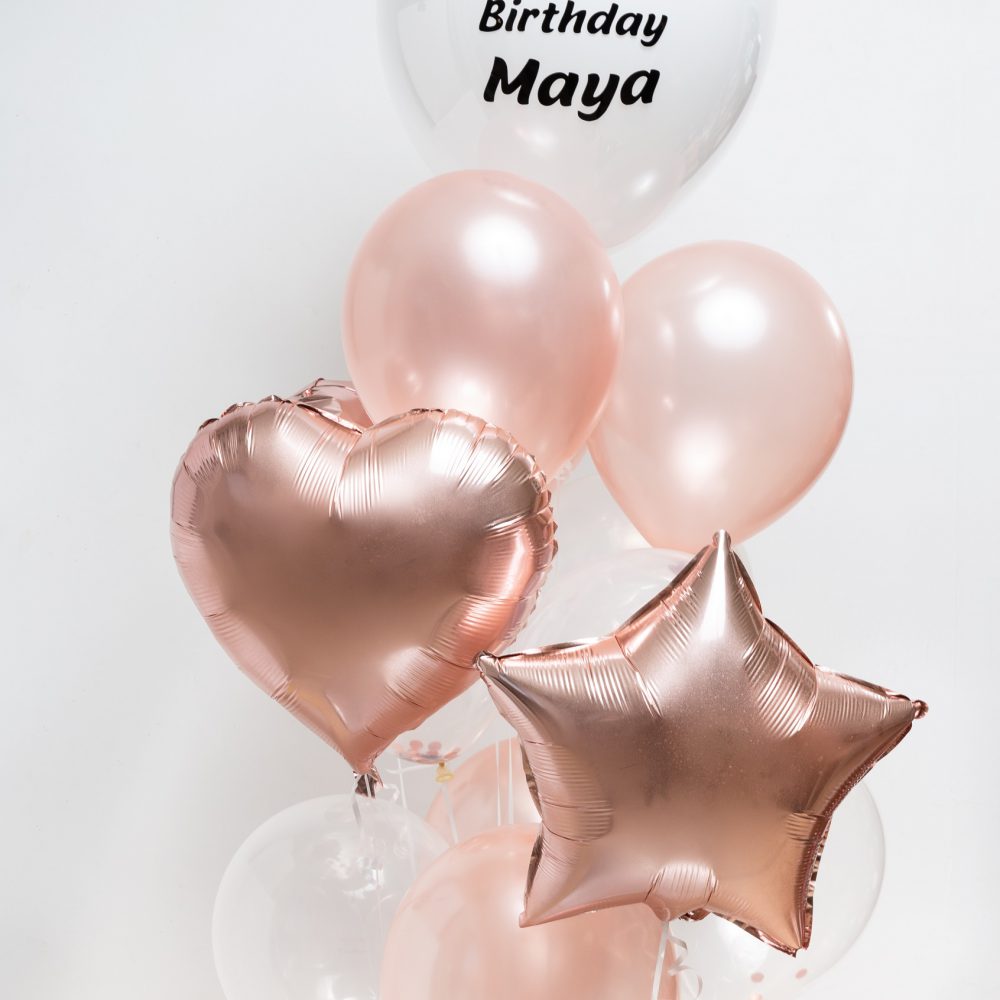 זר 14 בלונים+בלון ממותג