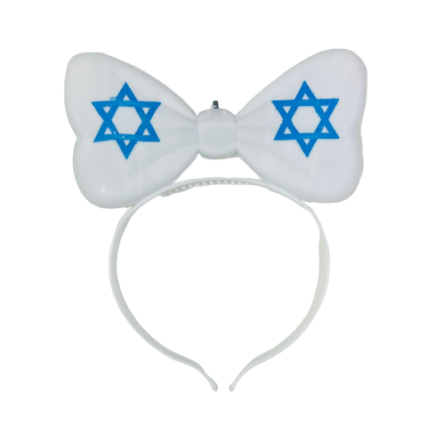 קשת מיקי זוהרת דגל ישראל ליום עצמאות