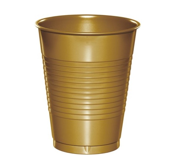 50 כוסות שתייה קרה | זהב