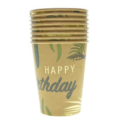 8 כוסות מסיבת ספארי