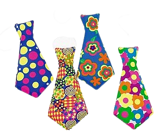 עניבות צבעוניות