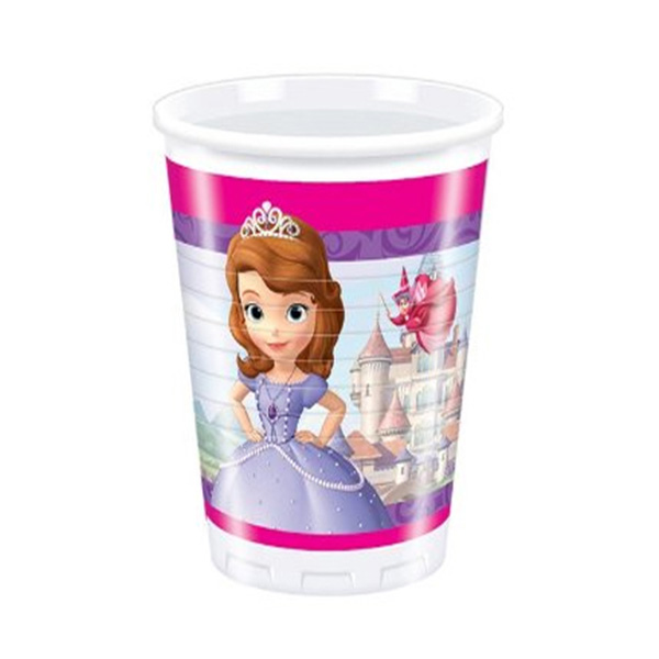 כוסות חד פעמיות- הנסיכה סופיה- 8 יח’