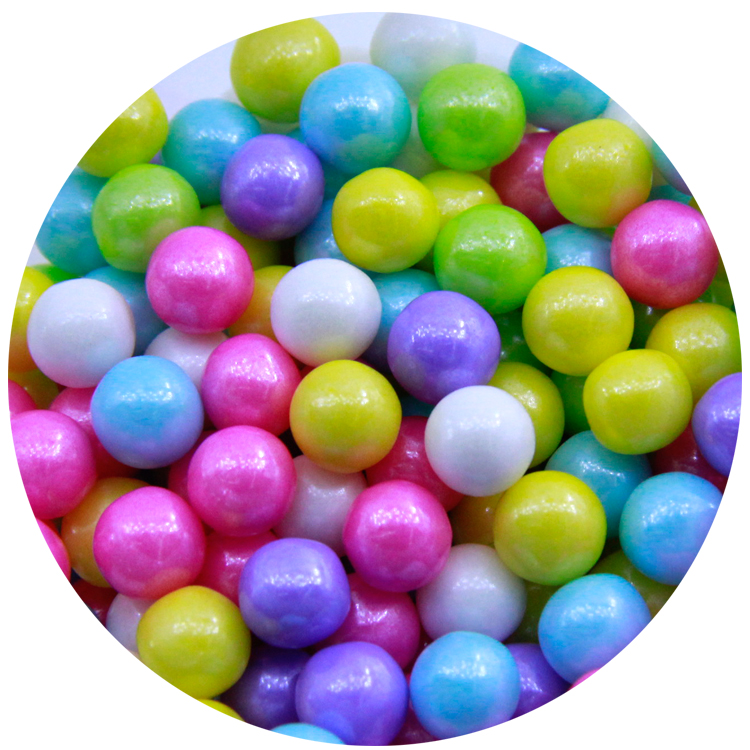 סוכריות פנינה צבעוניות לעוגה