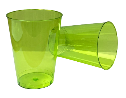 20 כוסות קריסטל ירוקות