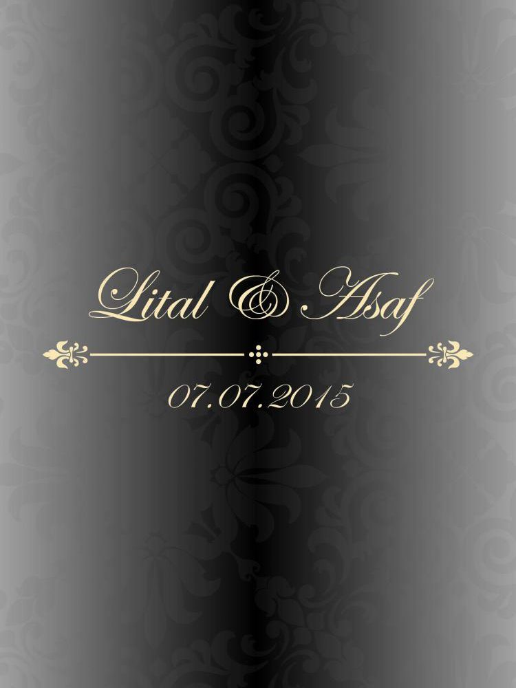 הזמנות לחתונה – שחור קלאסי – 0213