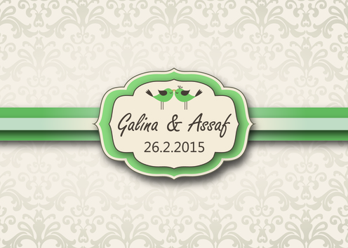 הזמנות לחתונה – נשיקת מקור 0183