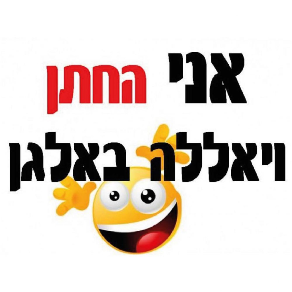 חולצה – T016  אני החתן ויאללה באלגן
