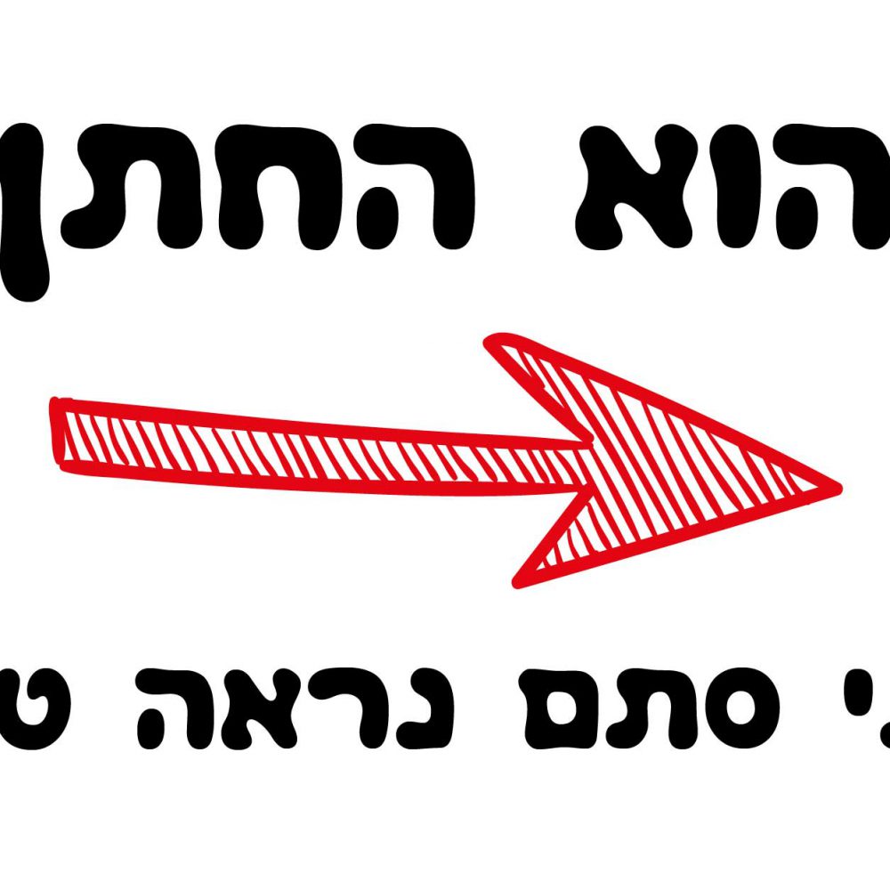 חולצה – T110 הוא החתן אני סתם נראה טוב