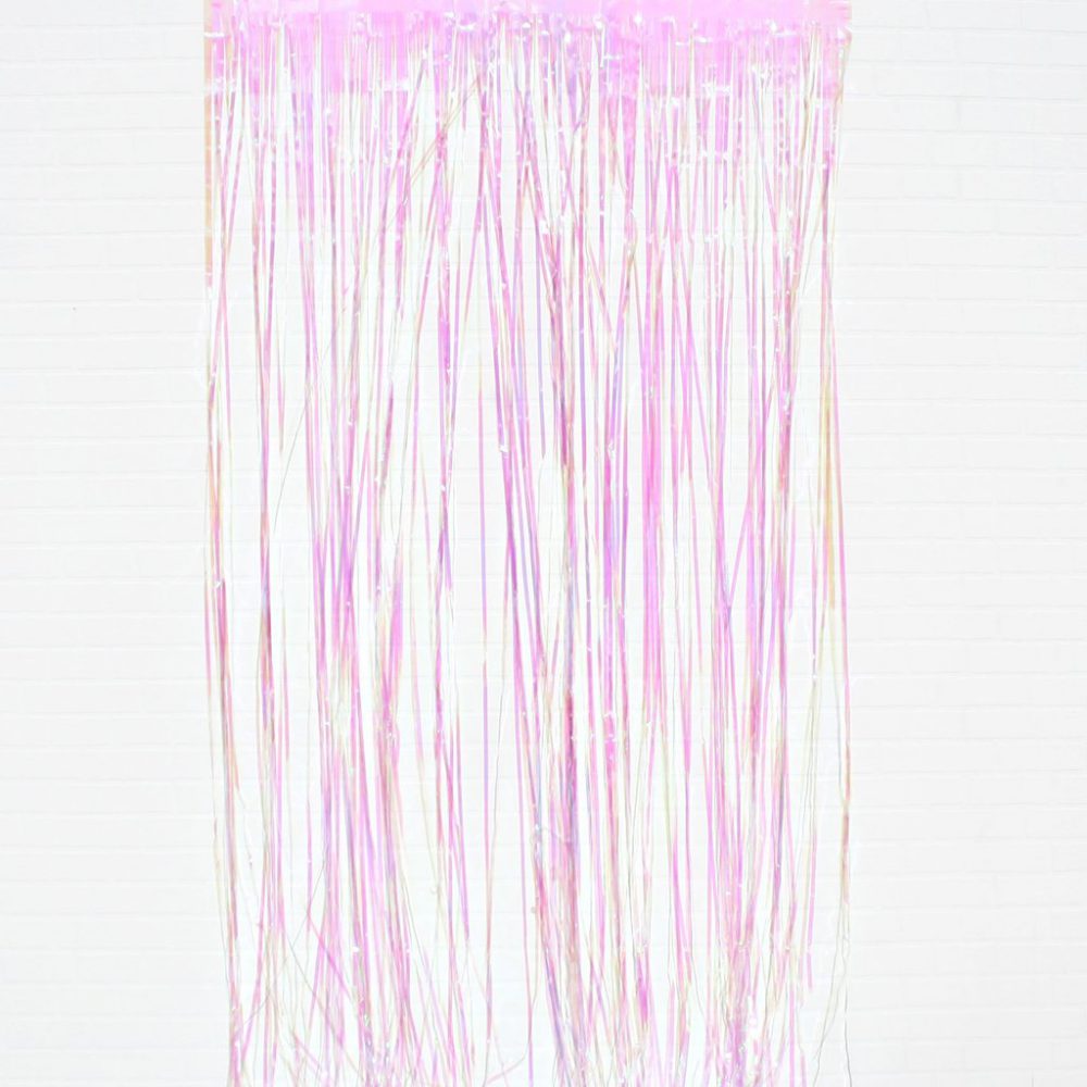 וילון פרנזים שקוף הולוגרפי