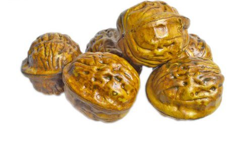 12 אגוזים לקישוט צבע טבעי