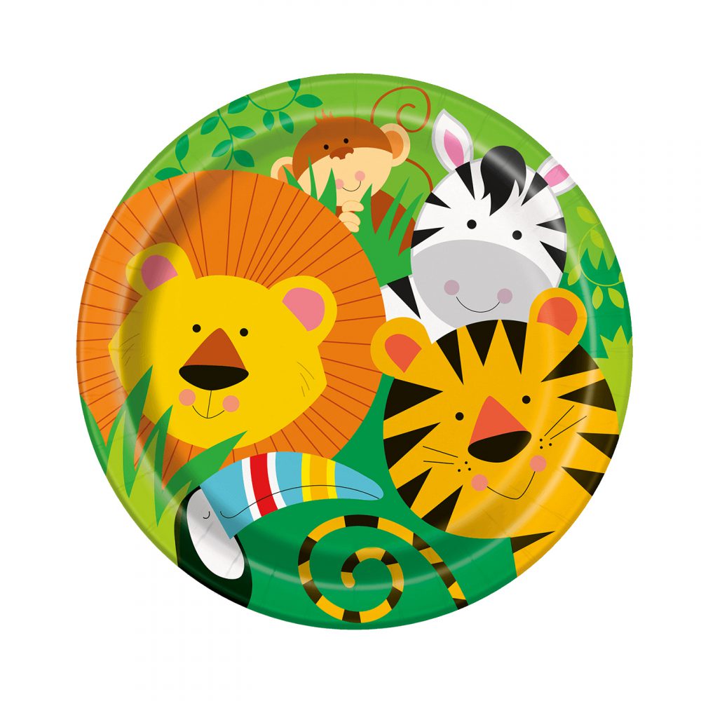 8 צלחות ספארי גדולות