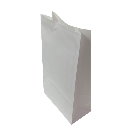 6 שקיות נייר עם בסיס-לבן