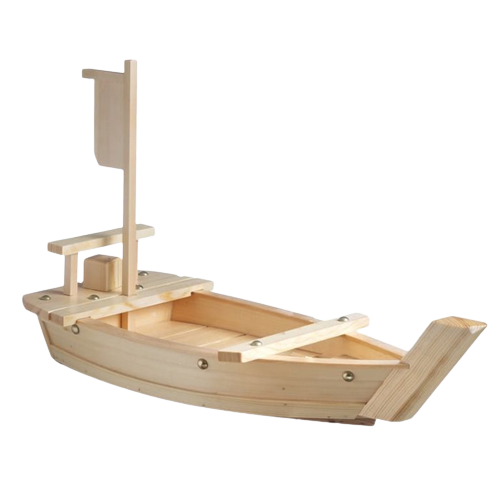 סירת עץ לסושי