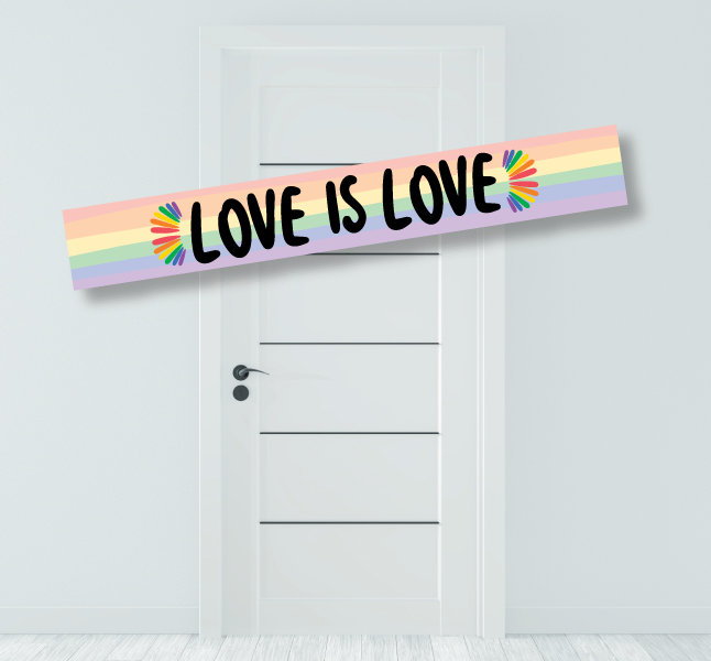 באנר גאווה- love is love