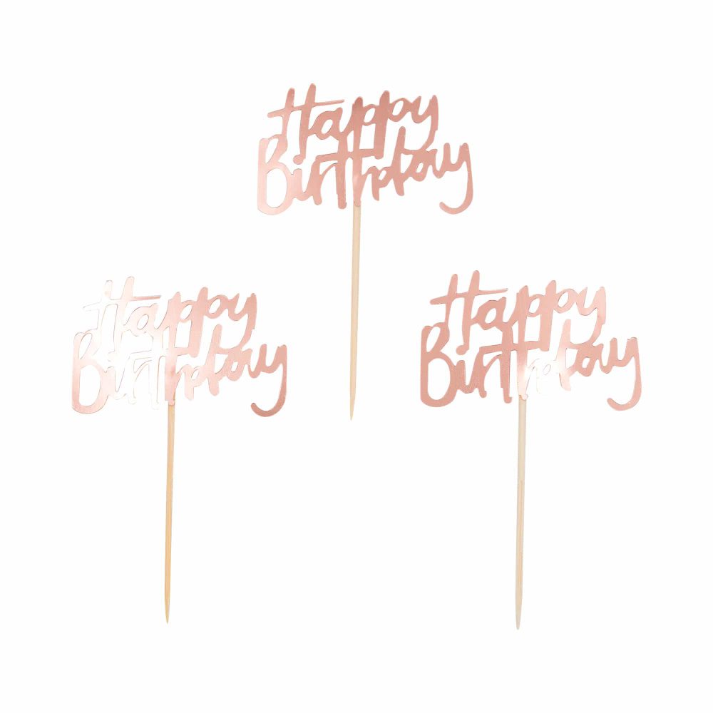 8 קיסמים HB רוז גולד מטאלי