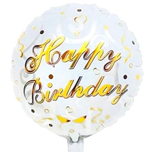 בלון מיילר HB לבן זהב