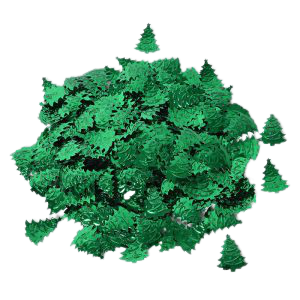 קונפטי עץ אשוח ירוק