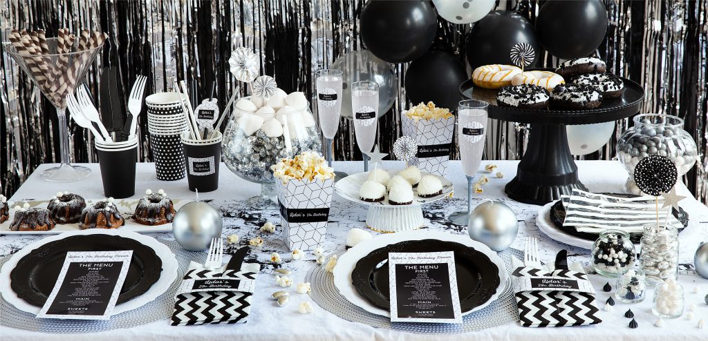 חגיגה בשחור לבן וכסף