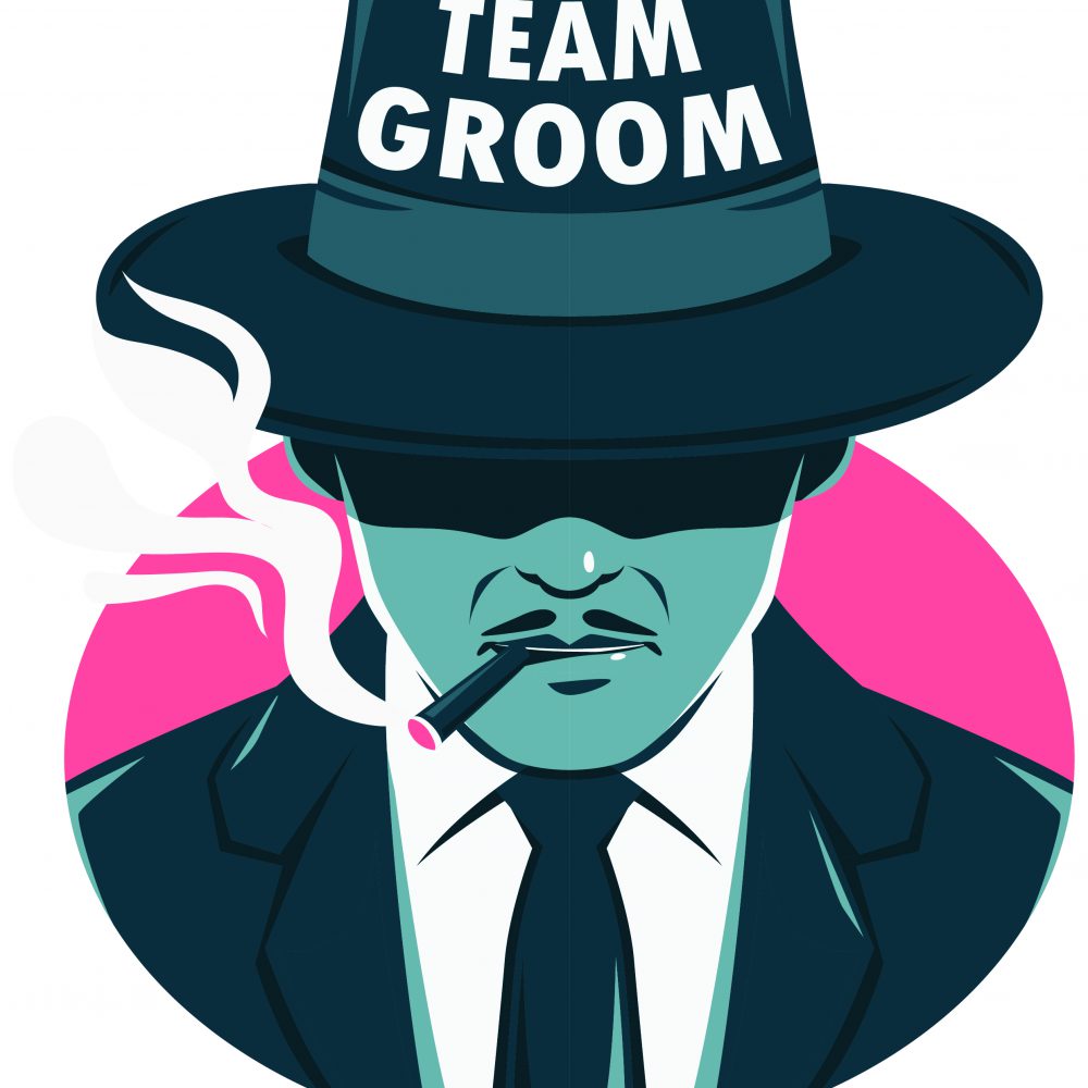 חולצה-Team Groom גנגסטרים T161