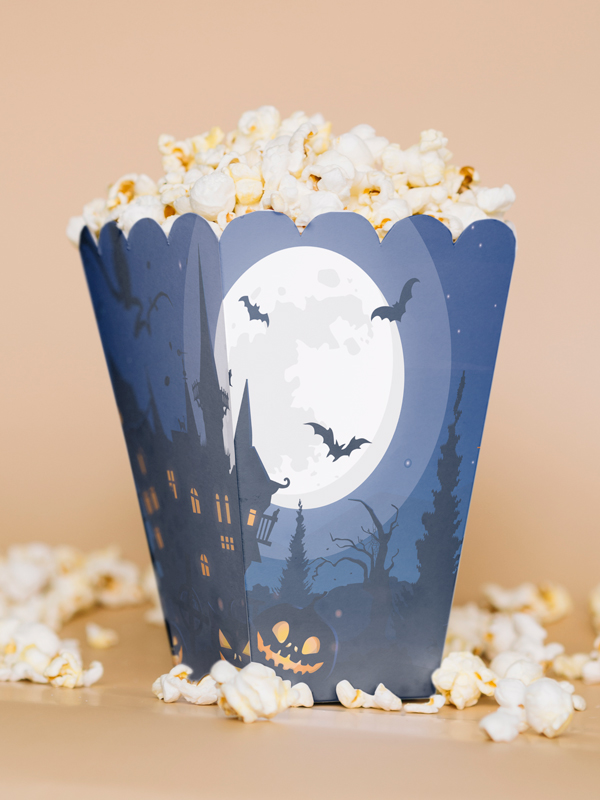 קופסת פופקורן Halloween טירה