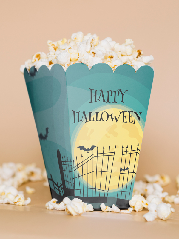 קופסת פופקורן Halloween שער