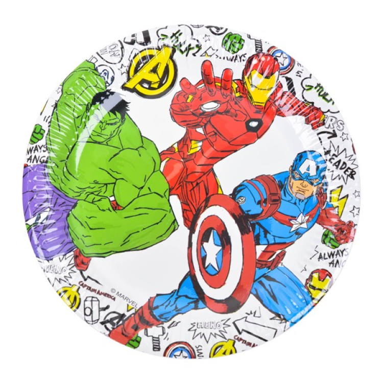 8 צלחות גדולות הנוקמים