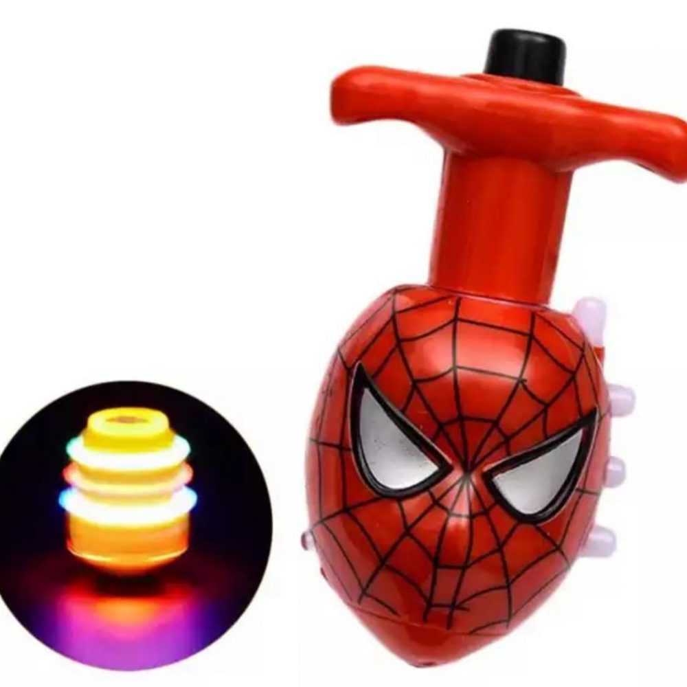 סביבון ספיידרמן אורות ומוזיקה