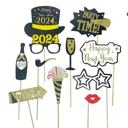 סט אביזרי צילום HNY סילבסטר