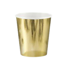 20 כוסות זהב מטאלי מבריק