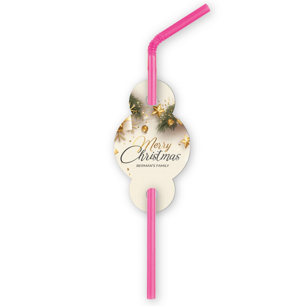 10 תוויות לקש כריסמס בזהב