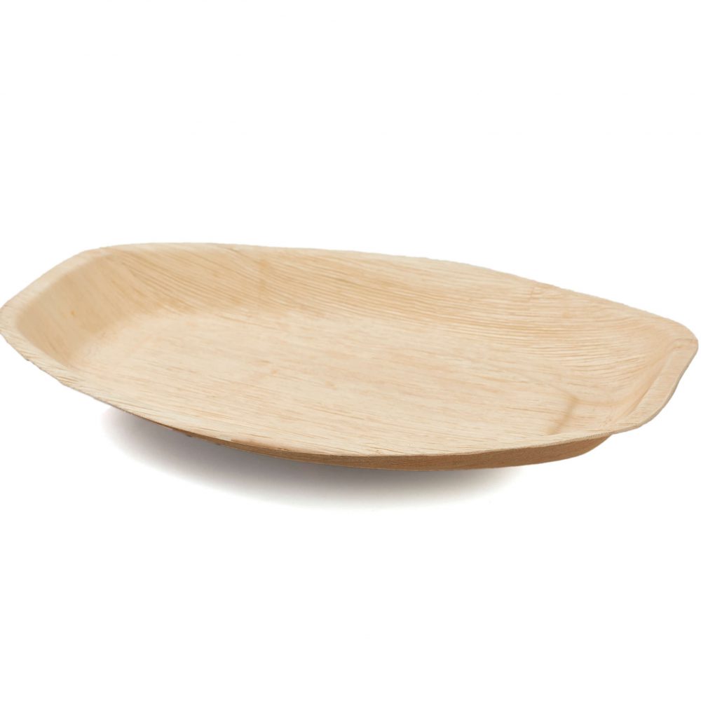 10 מגשים אובליים מעלי דקל-30 ס”מ