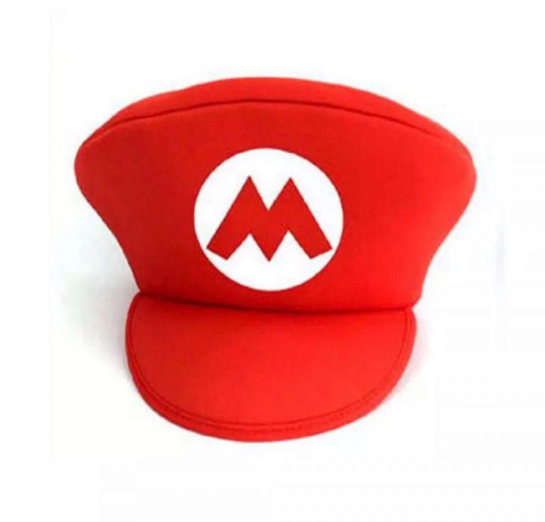 כובע סופר מריו-מריו אדום