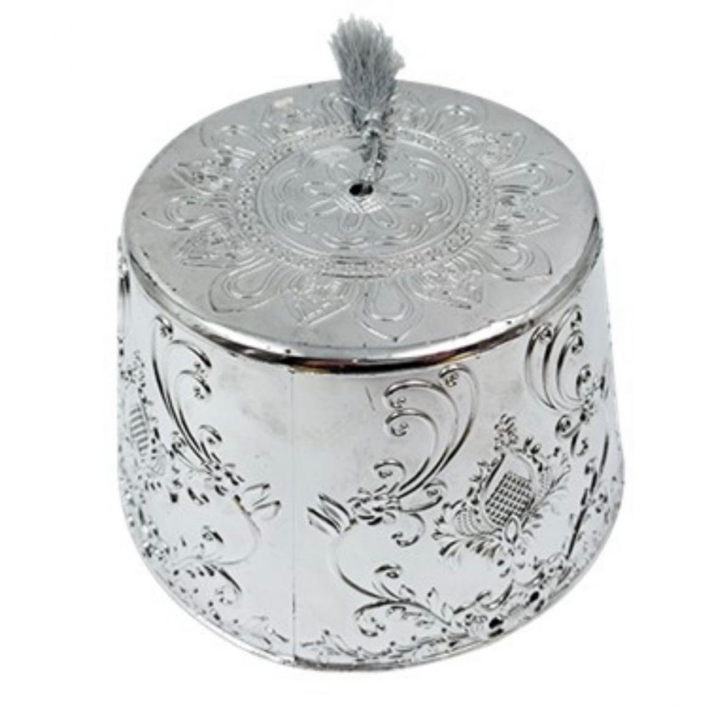 קופסת בעיצוב תרבוש-כסף