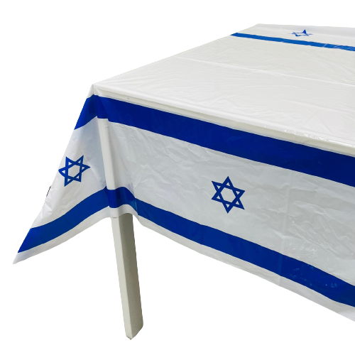 מפת שולחן דגל ישראל ליום העצמאות