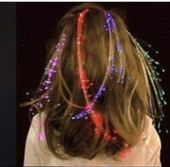 תוספת שיער LED זוהרת