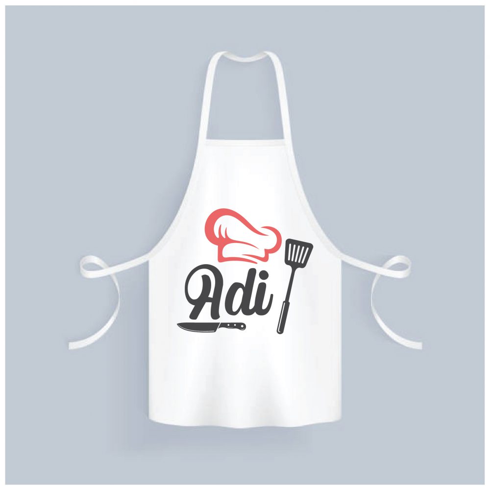 סינר בד במיתוג אישי-עיצוב 1