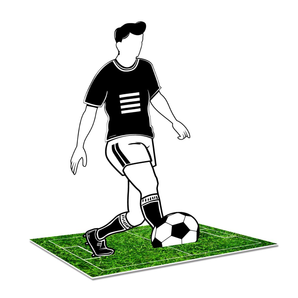 5 מרכזי שולחן קטנים שחקן כדורגל