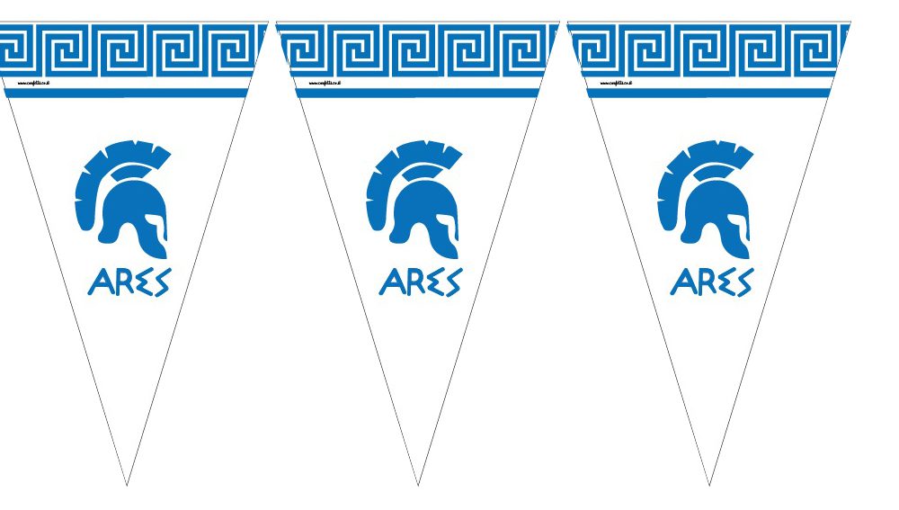 שרשרת דגלים חגיגה יוונית
