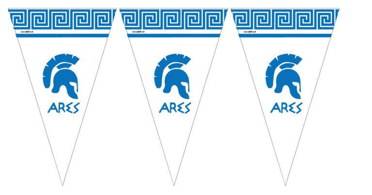 שרשרת דגלים חגיגה יוונית