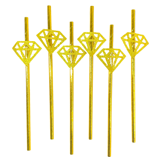 6 קשי זהב יהלום גליטר